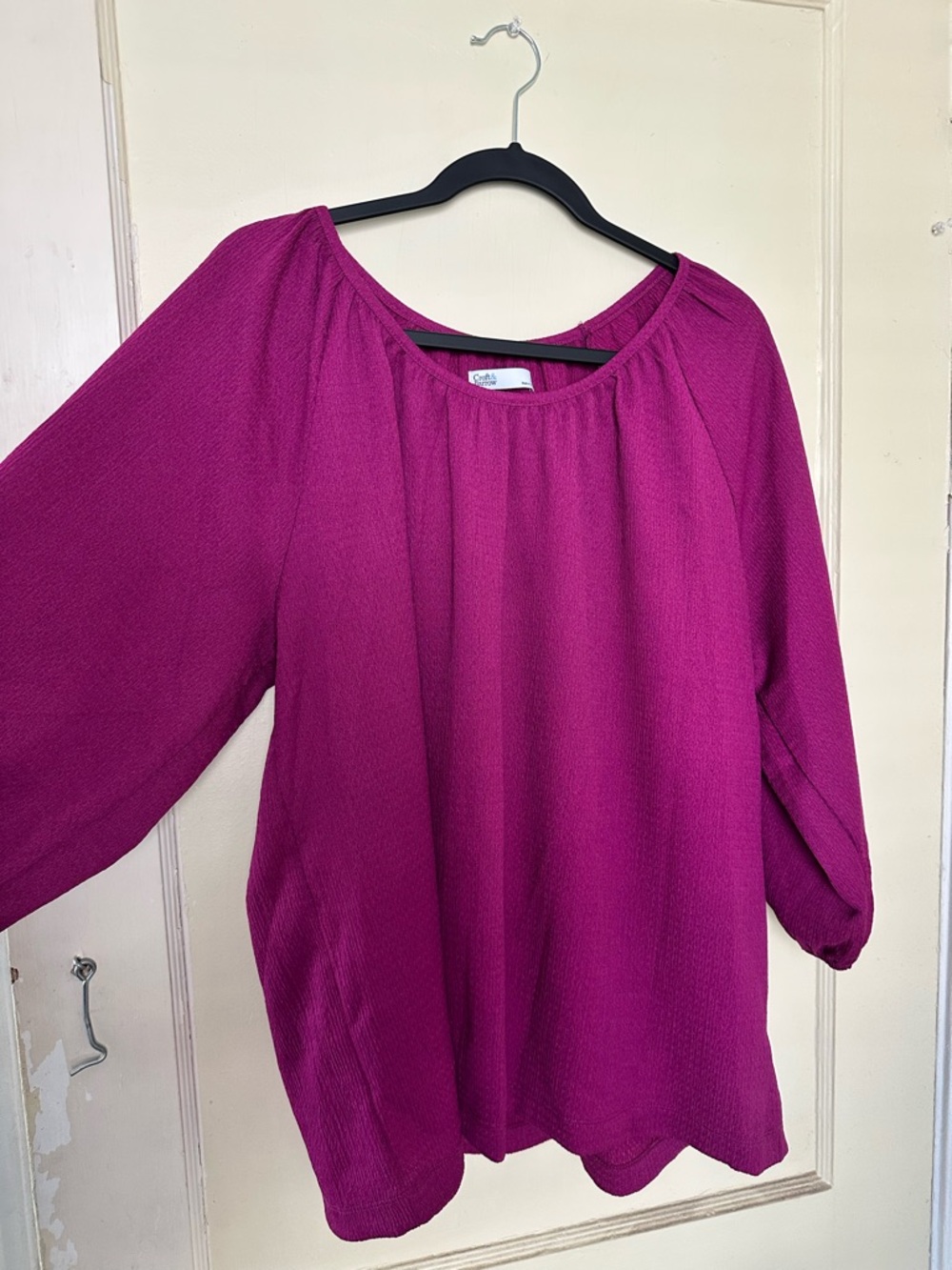 Women's Magenta Blouse- Croft & Barrow XXL